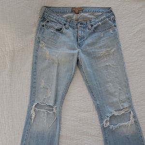 Abercrombie & Fitch Distressed Low rise Jeans